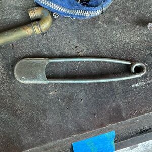 Vintage Silver Safety Pin